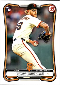 Carson Whisenhunt #16 Rookie Card 2026 Bowman