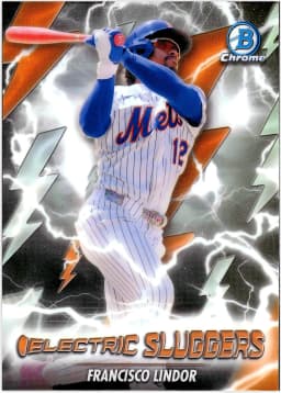Francisco Lindor #ES-1 Electric Sluggers 2026 Bowman