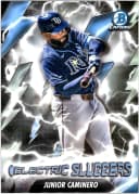 Junior Caminero #ES-4 Electric Sluggers 2026 Bowman