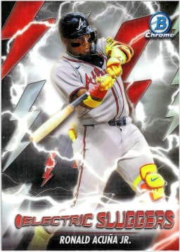 Ronald Acuña Jr. #ES-8 Electric Sluggers 2026 Bowman