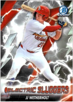 JJ Wetherholt #ES-12 Electric Sluggers 2026 Bowman