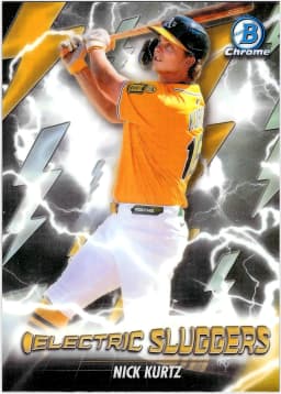 Nick Kurtz #ES-22 Electric Sluggers 2026 Bowman