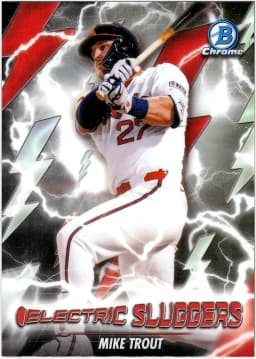 Mike Trout #ES-25 Electric Sluggers 2026 Bowman