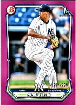 Henry Lalane #BP-104 Fuchsia Border /299 2026 Bowman