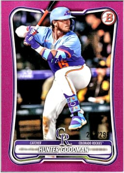 Hunter Goodman #82 Fuchsia /299 2026 Bowman