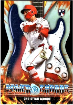 Christian Moore #PC-19 Power Chords Rookie Card 2026 Bowman