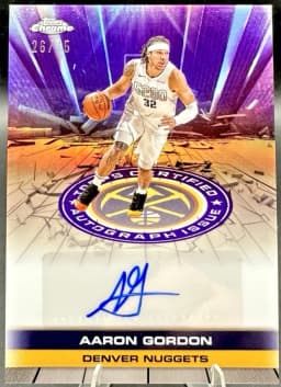 Aaron Gordon #TAU-AG 2025-26 Topps Chrome Basketball Topps Autograph Issue