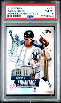 Aaron Judge #HA-1 2025 Topps Baseball Home Field Advantage