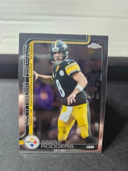 Aaron Rodgers #255 2025 Topps Chrome Football