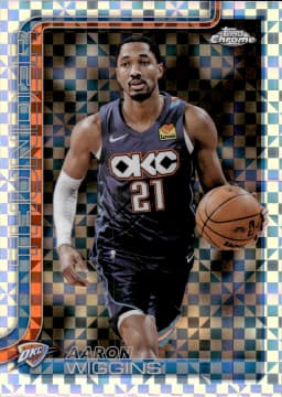 Aaron Wiggins #132 X-Fractor 2025-26 Topps Chrome Basketball