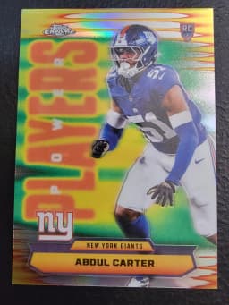 Abdul Carter #PP-40 Rookie Card 2025 Topps Chrome Football Power Players