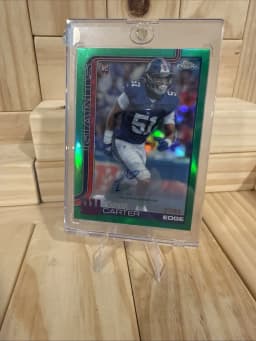 Abdul Carter #RA-AC Rookie Card 2025 Topps Chrome Football Rookies Autograph Variation