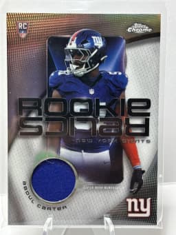 Abdul Carter #RR-AC Rookie Card 2025 Topps Chrome Football Topps Chrome Rookie Relics