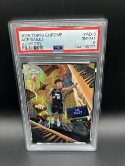 Ace Bailey #AD-5 Rookie Card 2025-26 Topps Chrome Basketball Advisory