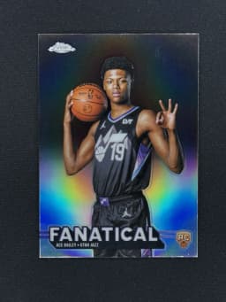 Ace Bailey #FAN-25 Rookie Card 2025-26 Topps Chrome Basketball Fanatical