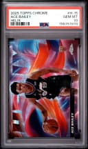 Ace Bailey #H-15 Rookie Card 2025-26 Topps Chrome Basketball Helix