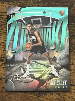 Ace Bailey #YQ-5 Rookie Card 2025-26 Topps Chrome Basketball Youthquake