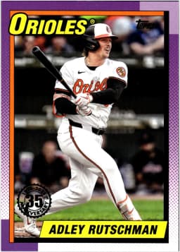 Adley Rutschman #T90-53 2025 Topps 1990 Topps Baseball 35th Anniversary (Series One)