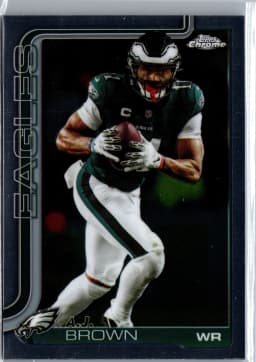 A.J. Brown #243 2025 Topps Chrome Football