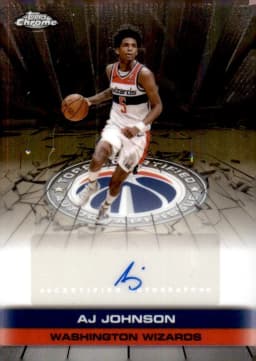 AJ Johnson #TAU-AJJ 2025-26 Topps Chrome Basketball Topps Autograph Issue