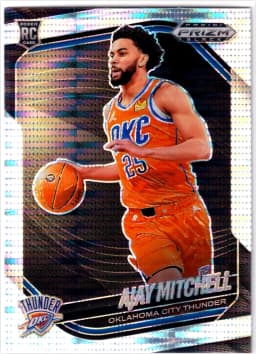 Ajay Mitchell #133 2024-25 Panini Prizm Black Hyper