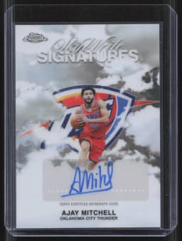 Ajay Mitchell #SWS-AM 2025-26 Topps Chrome Basketball Sky Write Signatures