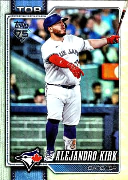 Alejandro Kirk #301 2026 Topps Series 1 Rainbow Foil