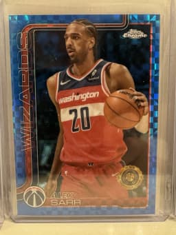 Alex Sarr #218 2025-26 Topps Chrome Basketball