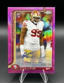 Alfred Collins #RRA-ACO Rookie Card 2025 Topps Chrome Football Rookie Autographs Variation