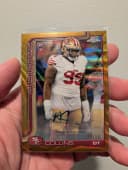Alfred Collins #RRA-ACO Rookie Card 2025 Topps Chrome Football Rookie Autographs Variation