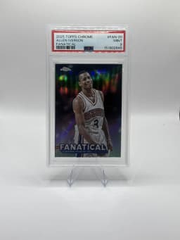 Allen Iverson #FAN-20 2025-26 Topps Chrome Basketball Fanatical