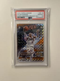 Allen Iverson #SF-13 2025-26 Topps Chrome Basketball Sleek Finishers
