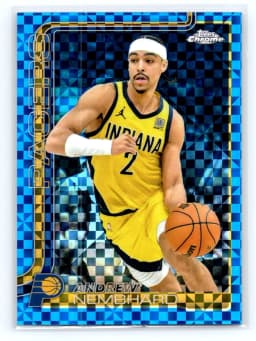 Andrew Nembhard #97 2025-26 Topps Chrome Basketball