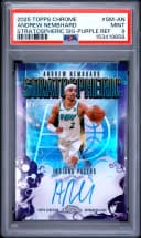 Andrew Nembhard #SM-AN 2025-26 Topps Chrome Basketball Stratospheric Signatures