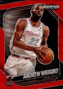 Andrew Wiggins #119 2024-25 Panini Prizm Black Ruby Wave
