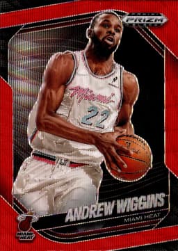 Andrew Wiggins #119 2024-25 Panini Prizm Black Ruby Wave