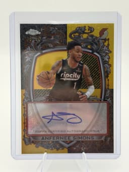 Anfernee Simons #SS-ANS 2025-26 Topps Chrome Basketball Signature Style