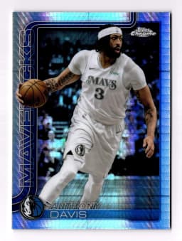 Anthony Davis #96 2025-26 Topps Chrome Basketball Base Card Variations