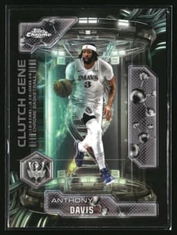 Anthony Davis #CG-8 2025-26 Topps Chrome Basketball Clutch Gene