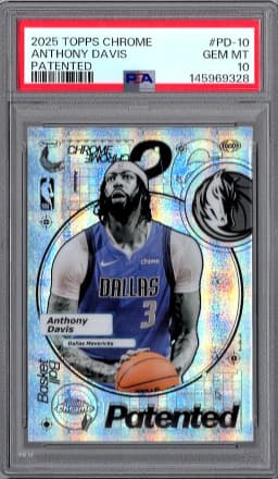 Anthony Davis #PD-10 2025-26 Topps Chrome Basketball Patented