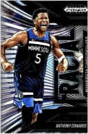 Anthony Edwards #7 2024-25 Panini Prizm Black Fractal