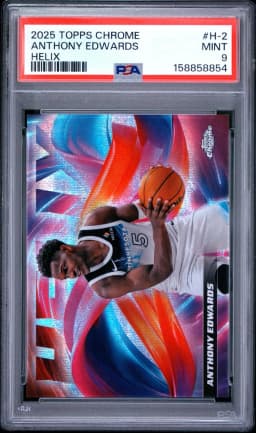 Anthony Edwards #H-2 2025-26 Topps Chrome Basketball Helix