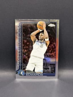 Anthony Edwards #IS-4 2025-26 Topps Chrome Basketball Infinite Sapphire
