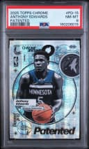 Anthony Edwards #PD-15 2025-26 Topps Chrome Basketball Patented