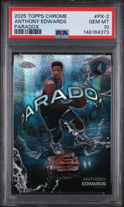 Anthony Edwards #PX-2 2025-26 Topps Chrome Basketball Paradox