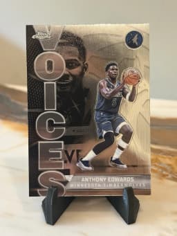 Anthony Edwards #VS-4 2025-26 Topps Chrome Basketball Voices