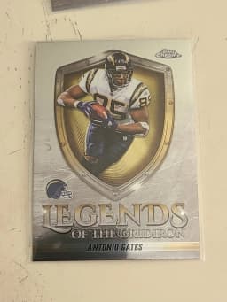 Antonio Gates #LOG-32 2025 Topps Chrome Football Legends of the Gridiron