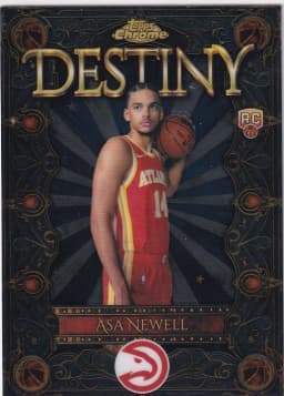 Asa Newell #D-19 Rookie Card 2025-26 Topps Chrome Basketball Destiny