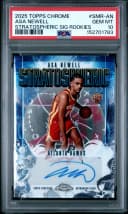 Asa Newell #SMR-AN Rookie Card 2025-26 Topps Chrome Basketball Stratospheric Signatures Rookies