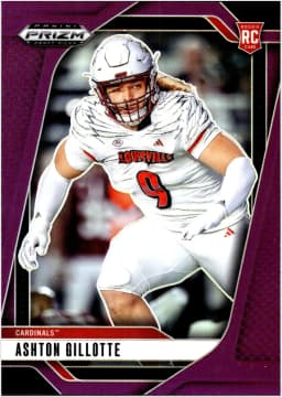 Ashton Gillotte #48 Rookie Card 2025 Panini Prizm Draft Picks Prizms Purple
